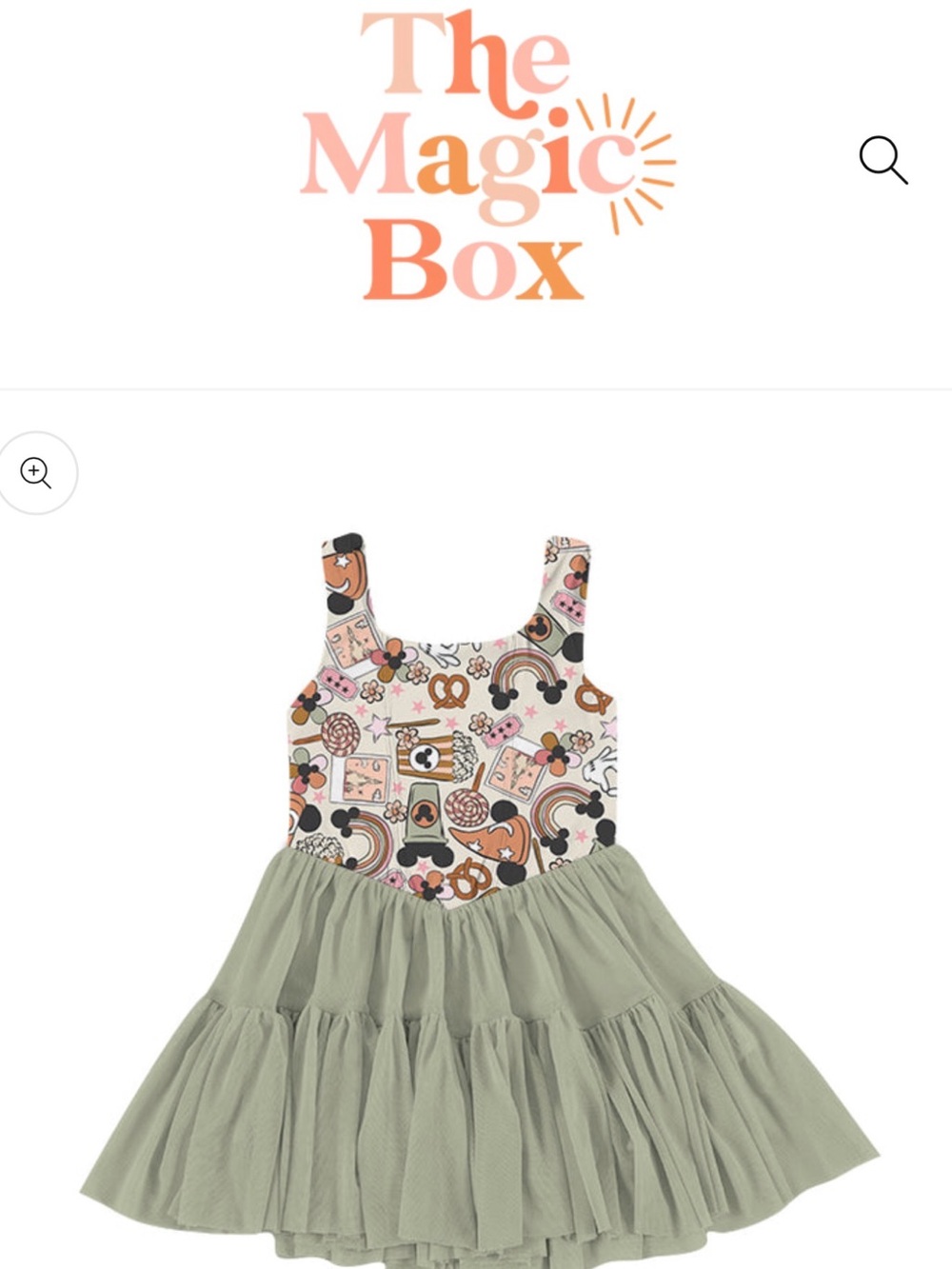 The Magic Box Girls 3/4 boHo magic dress